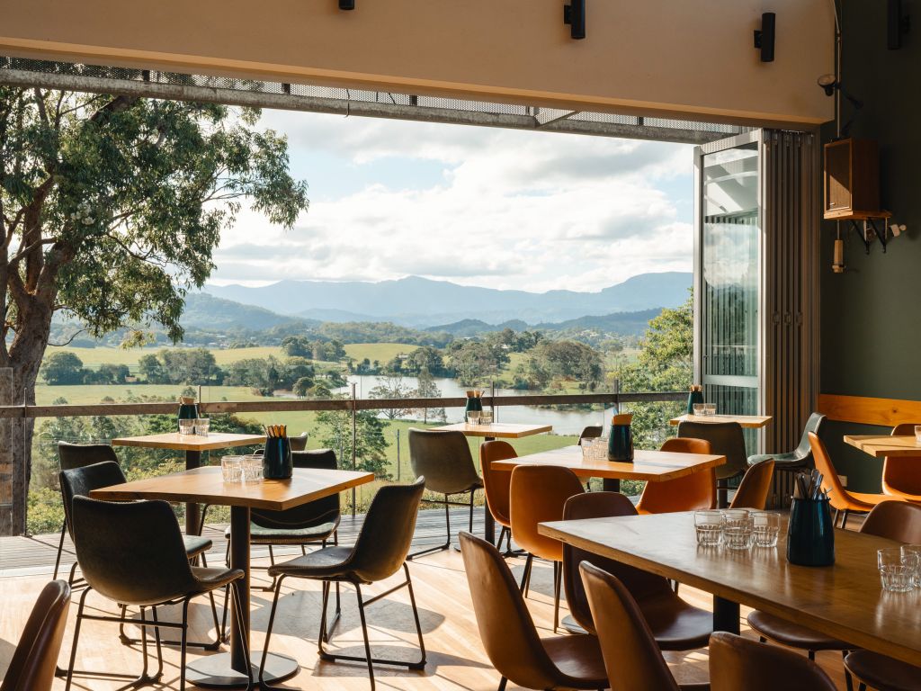 scenic views at Apex Dining