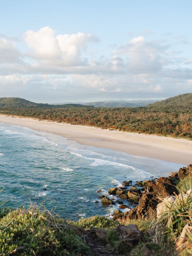 the Maggies Beach on the NSW Tweed Coast