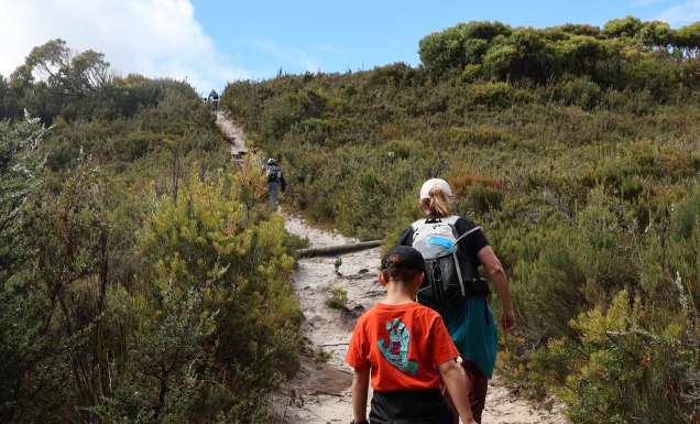 Tasmanian Walking Co. child-friendly mult-day hike on Bruny Island