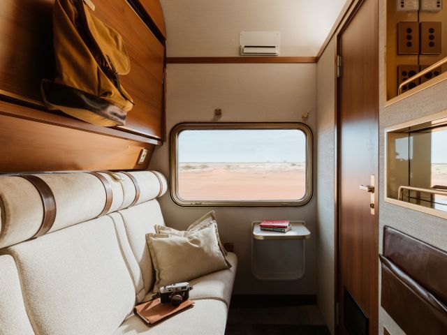 a Gold Premium Cabin, Indian Pacific