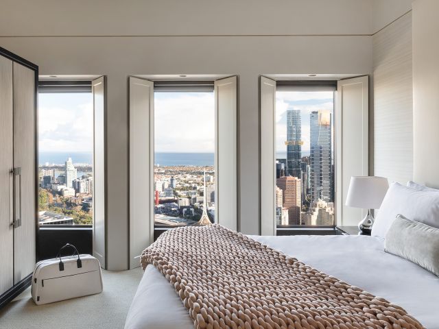 inside room at Sofitel Melbourne