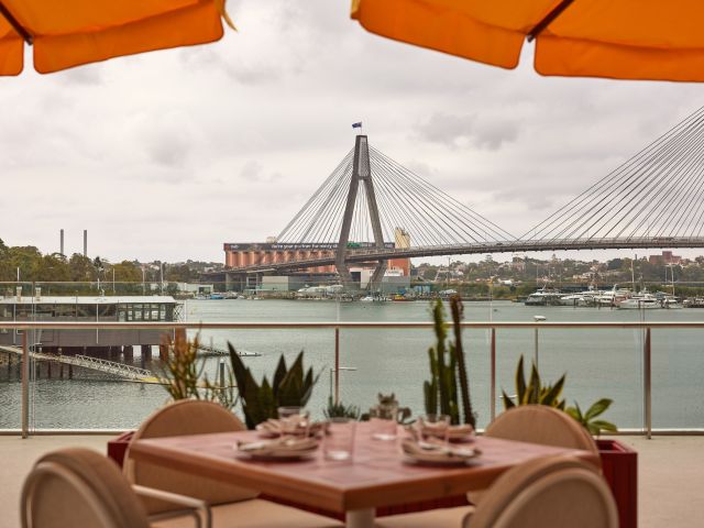 waterfront views at Hamsi Taverna