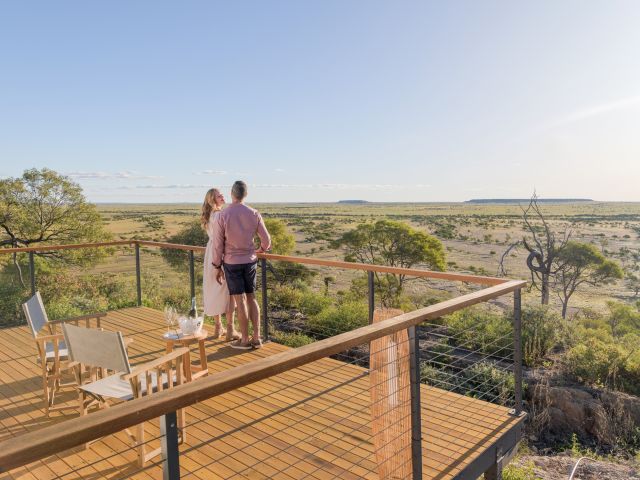 views from Rangelands Outback Camp deck