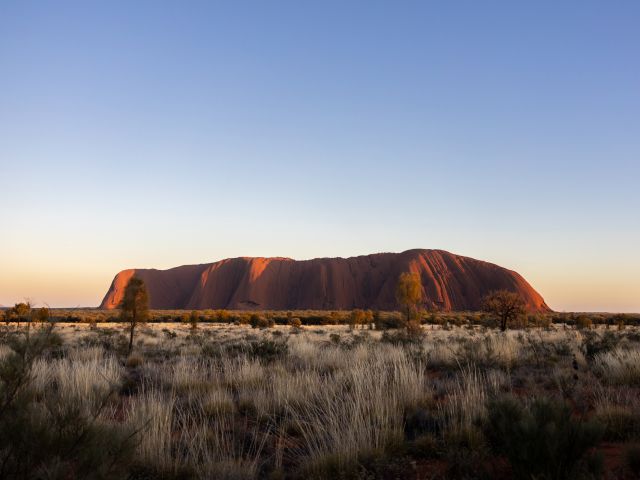Uluru at dusk