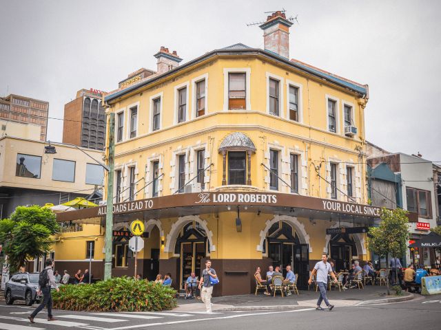 The Lord Roberts Hotel in Darlinghurst