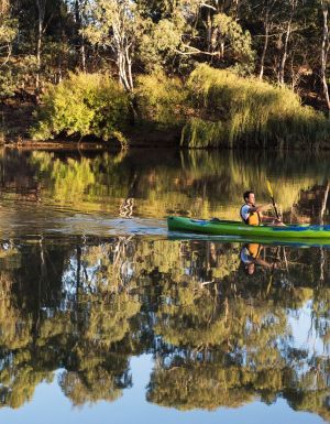kayaking on Murray River