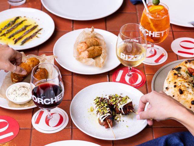 pizza, tapas and wine at D’Orazio Italian restaurant