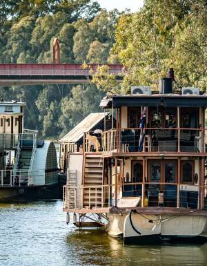 paddle steamers on the Murray River