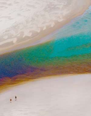 the Irwin Inlet, Bibbulmun Track from above