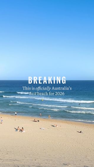 Sydney’s longest beach just won Australia’s best for 2026