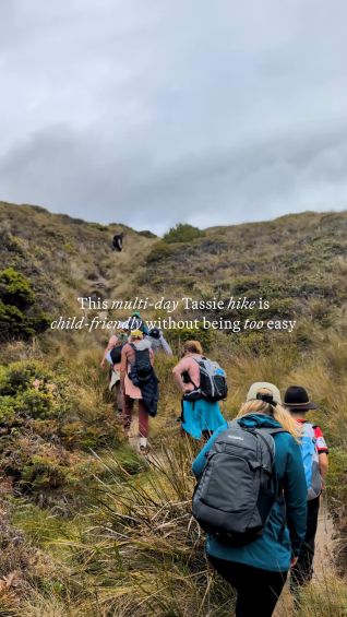 The multi-day Bruny Island hike that you can do with your child