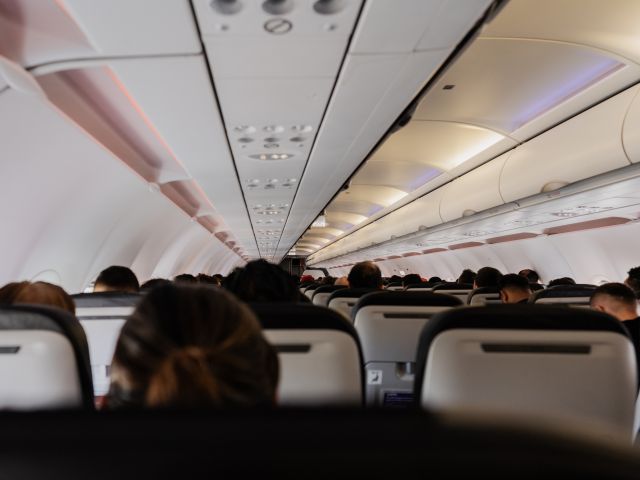 Plane interior