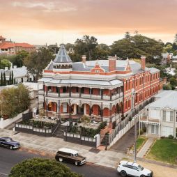 The Queenscliff Hotel at Sunset