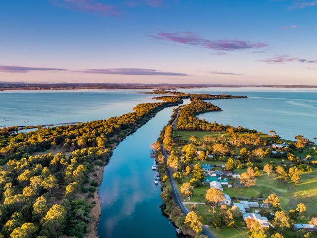 Mitchell River silt jetties in gippsland