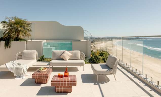 Rise Kirra Point pool terrace