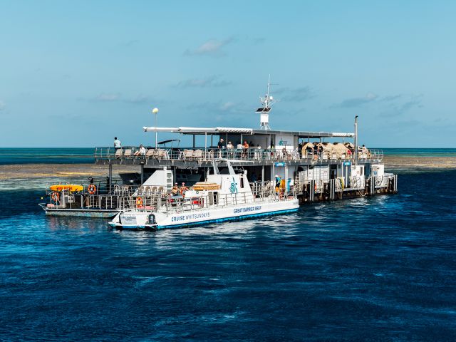 View of Reefworld on Great Barrier Reef