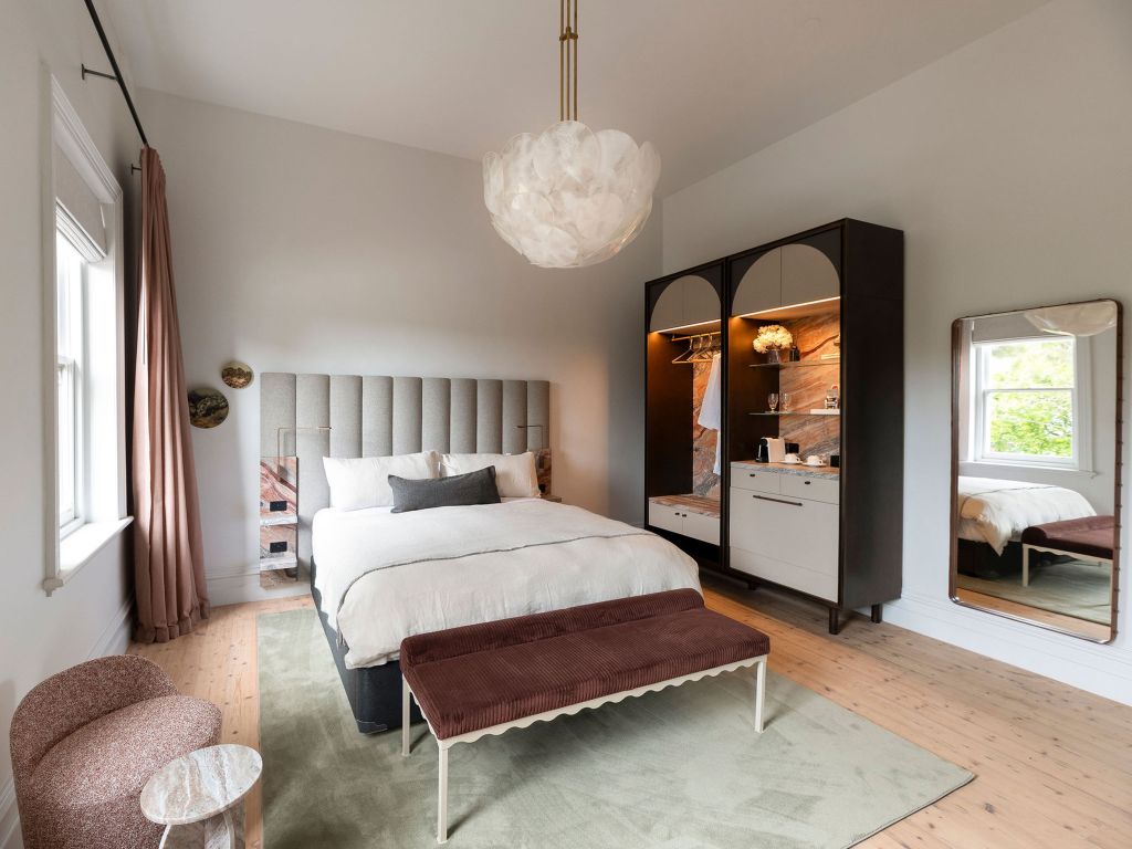 The Blue Jacaranda Suite at The Queenscliff Hotel in Victoria