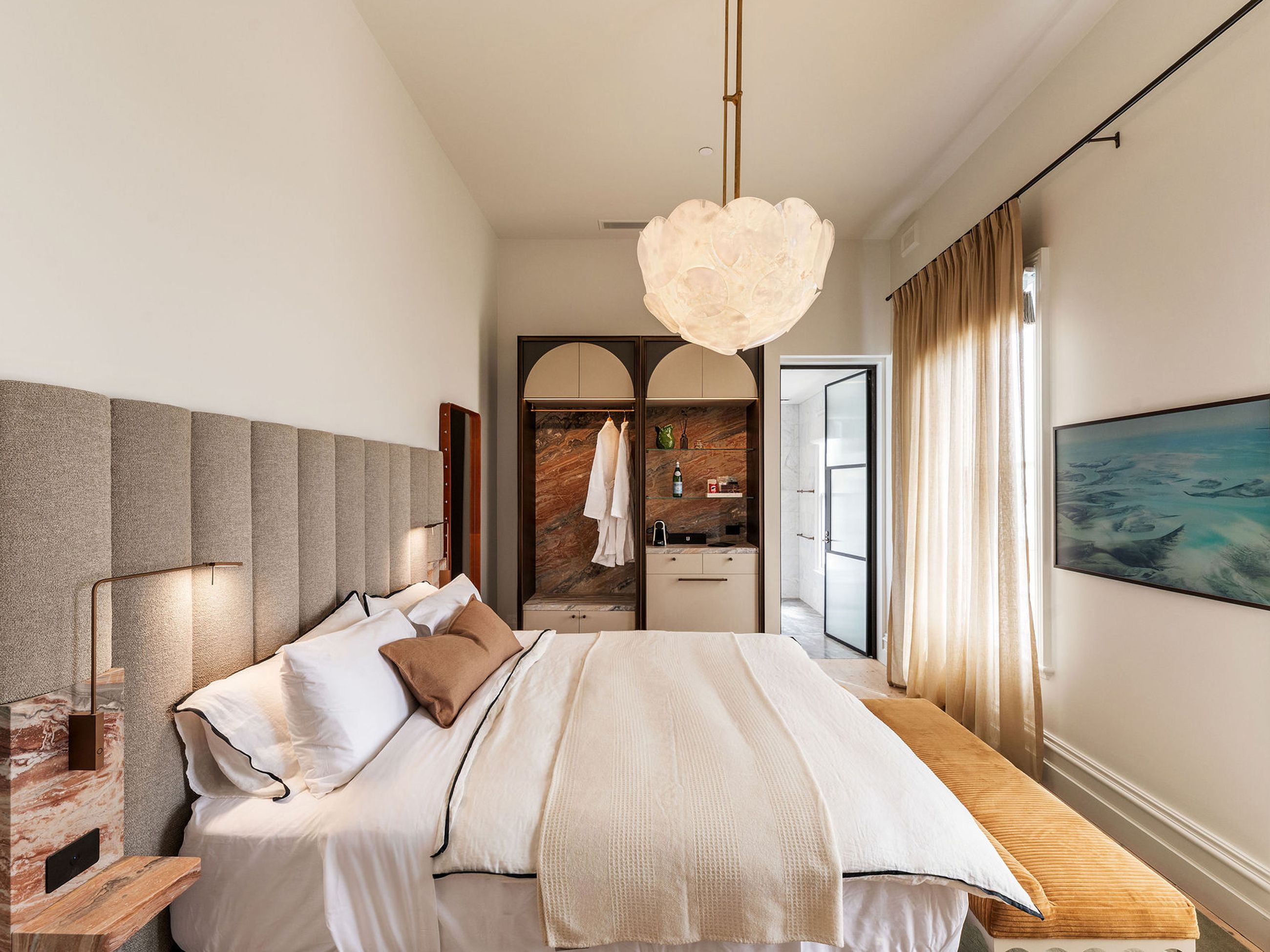 The Coconut Palm Suite at The Queenscliff Hotel in Victoria