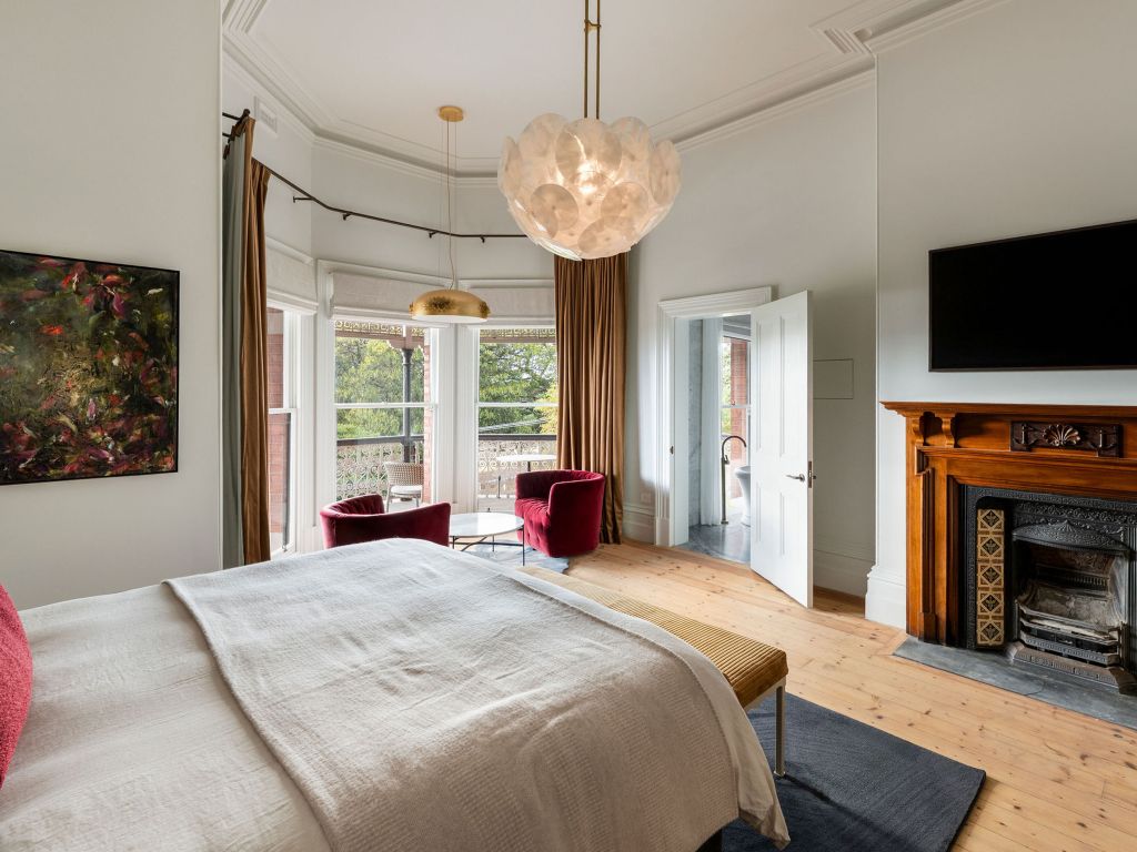 The Stone Pine Suite at The Queenscliff Hotel in Victoria