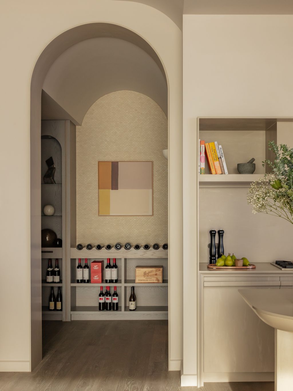 RISE Kirra Point wine cellar