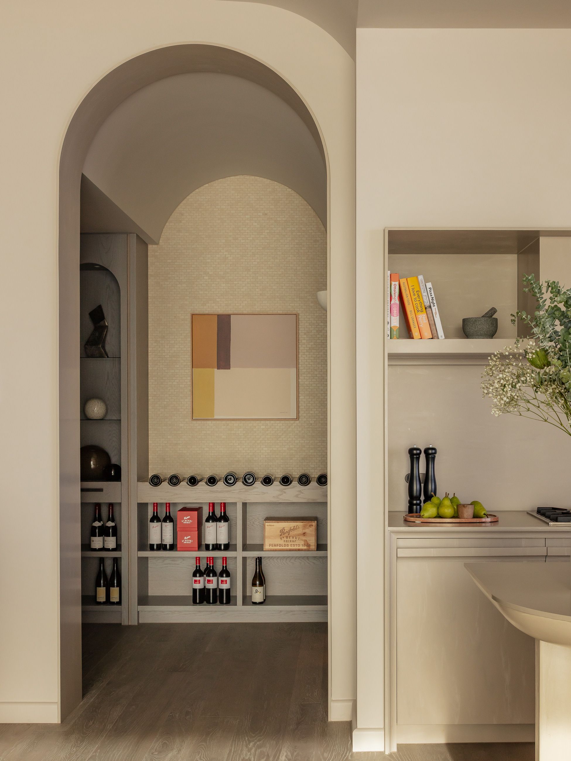 RISE Kirra Point wine cellar