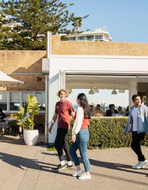 the exterior of Diggies Cafe, North Wollongong