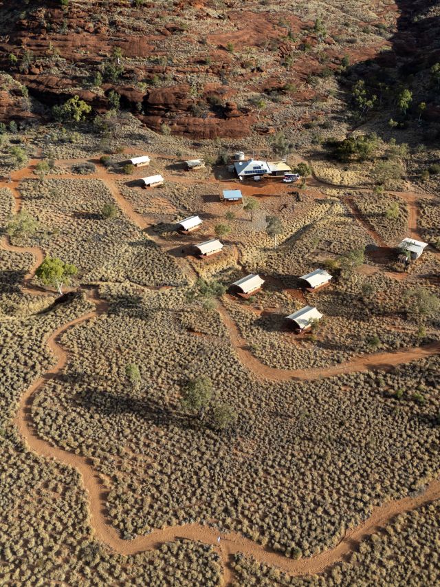 Yalka Ratara Eco Camp from above