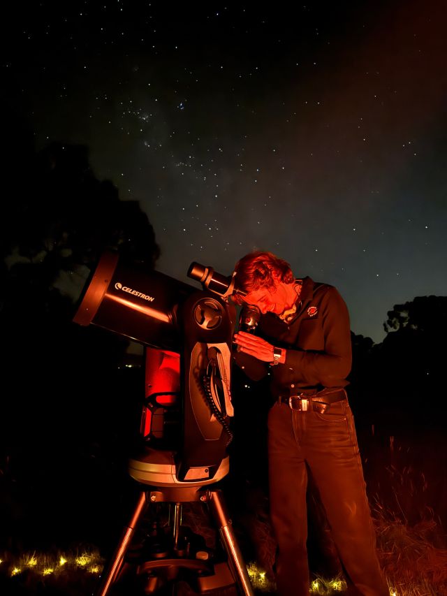 stargazing at Kangaroo Ridge Retreat