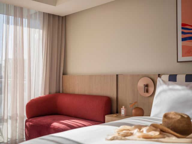 Inside the room at Avani Mooloolaba Beach Hotel