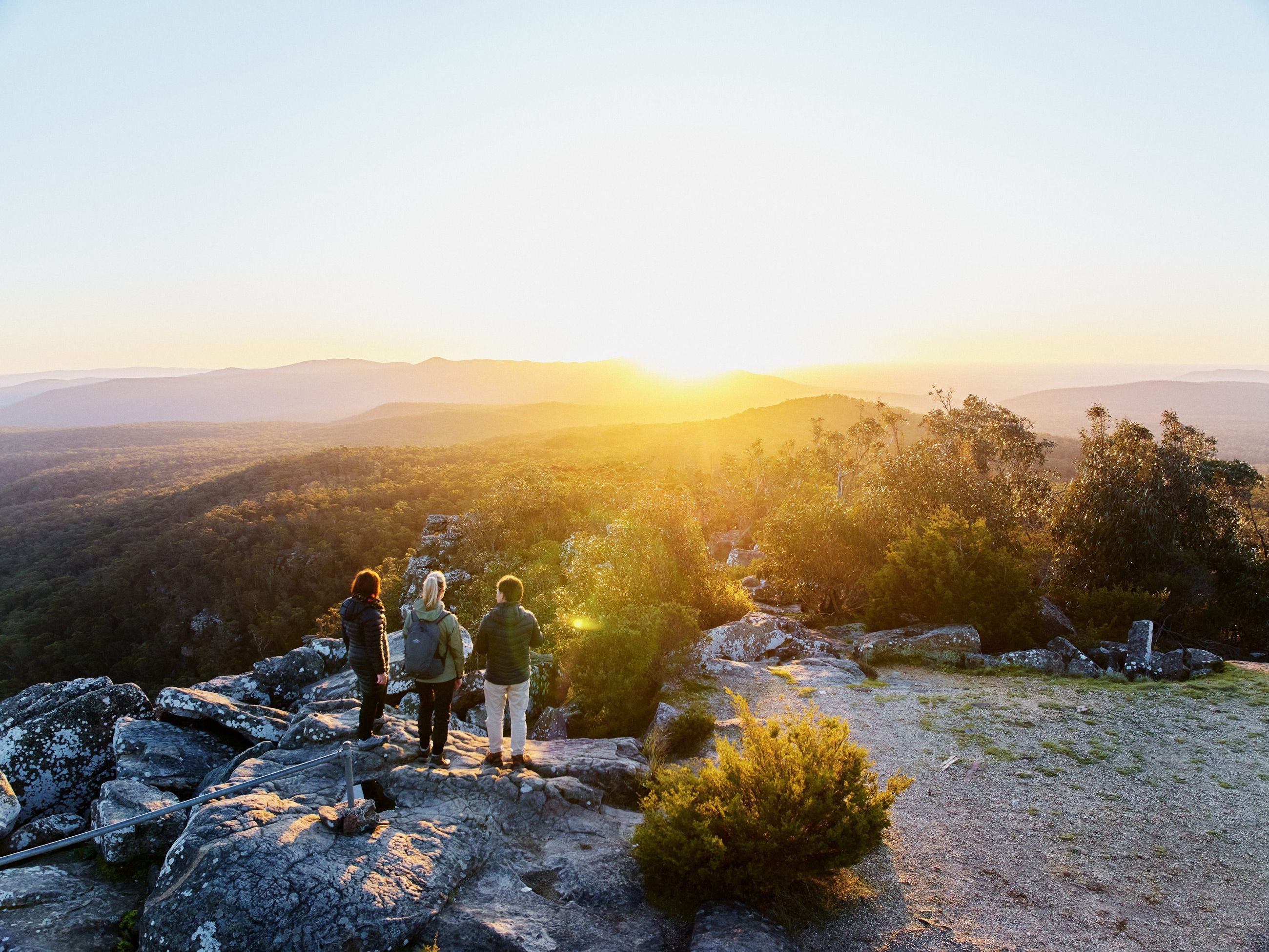 Sunset on Grampians Peaks Trail
