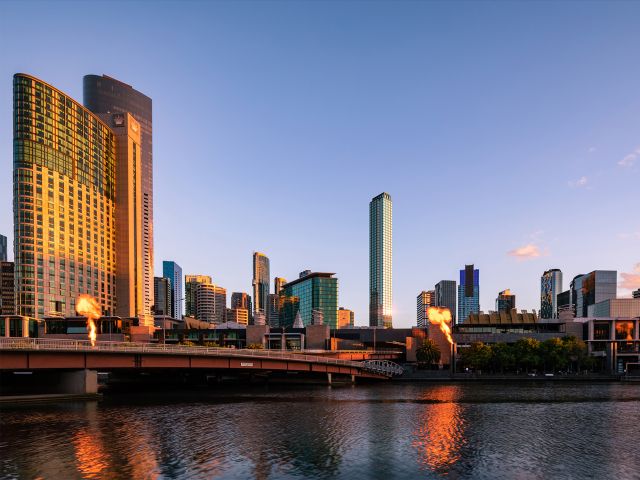 the Queensbridge precinct, Southbank