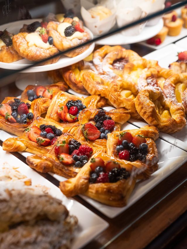 Lovely pastries from Hartcourt Produce & General Store.