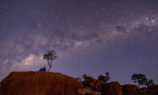 the milky way as seen from winton international dark sky community