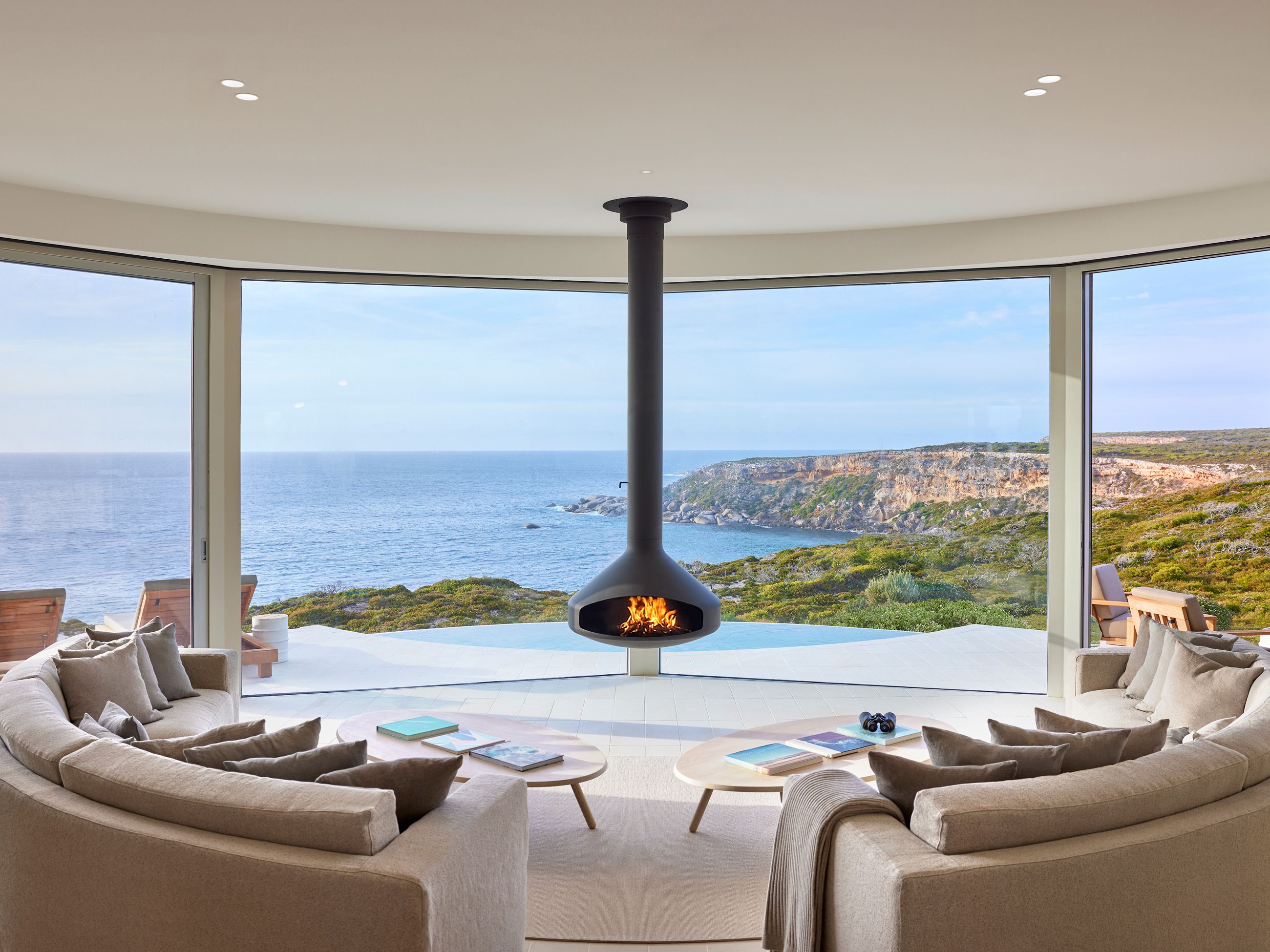 Southern Ocean Lodge living room