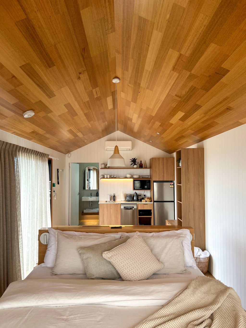 Inside the pods at The George Tasmania