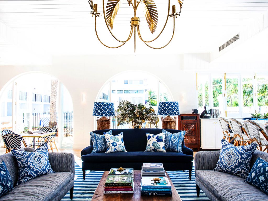 Halcyon House living room interior