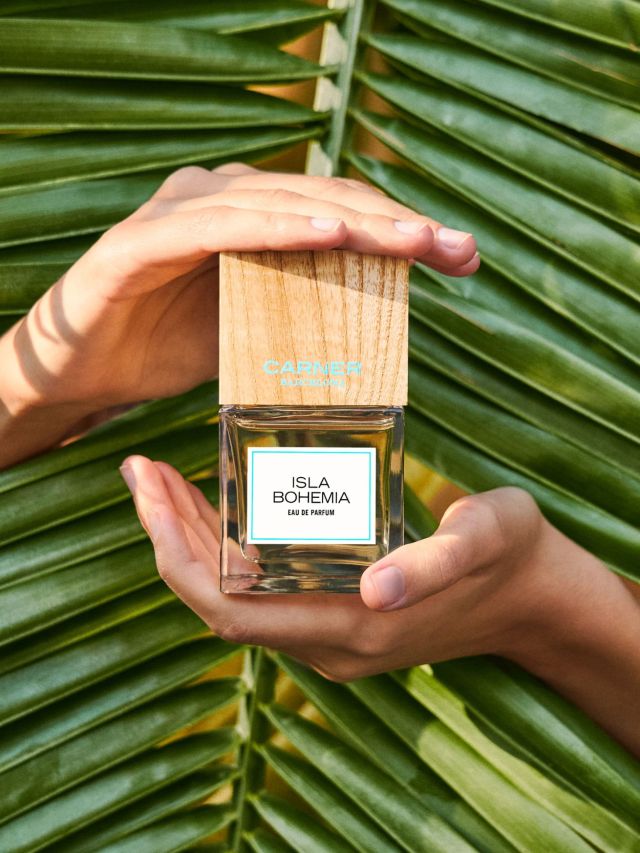 Fragrance being held