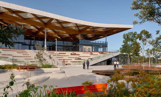 The Civic Plaza at the Sydney Fish Market
