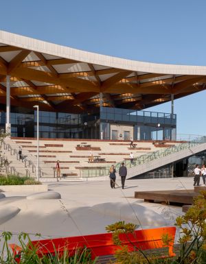 The Civic Plaza at the Sydney Fish Market