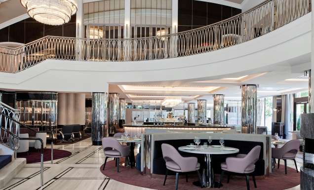 The glamorous Showroom Bay at The Royce hotel