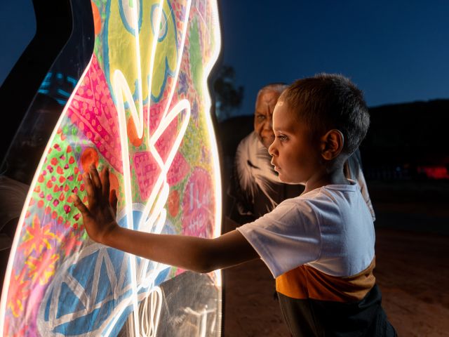 Parrtjima festival in Alice Springs