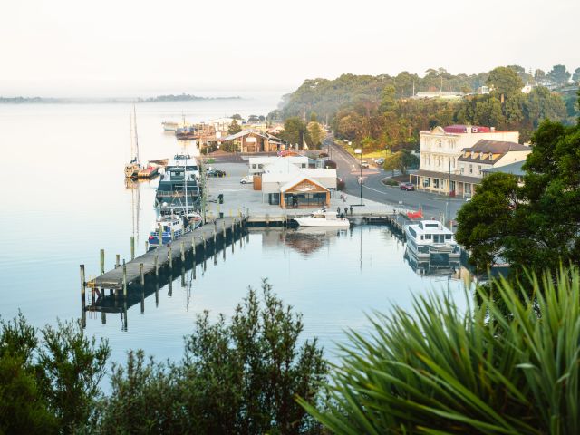 the Strahan waterfront, Tas