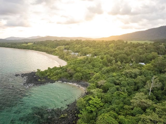 Mission Beach from above