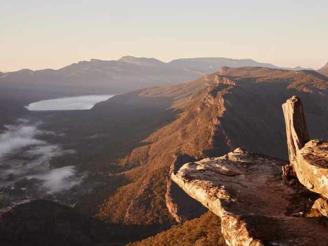 the view from Halls Gap, Vic