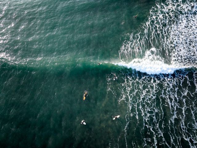 surfing in Torquay, Vic