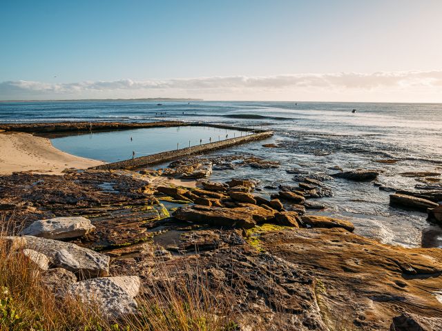Oak Park Rock Pool is the southernmost of Cronulla's ocean pools.