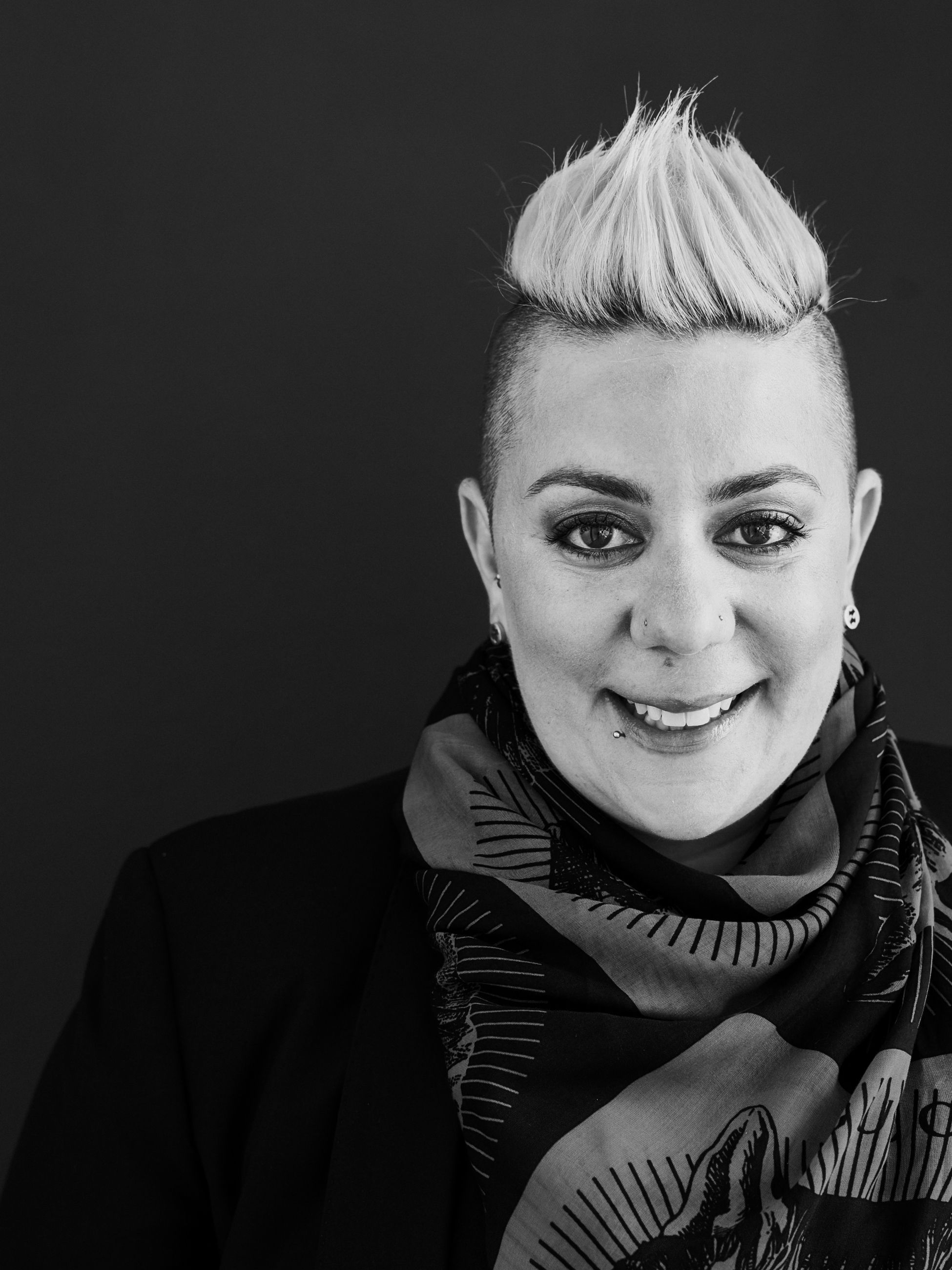Anna Polyviou, pastry chef, author, TV host and DJ.