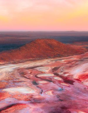 Sunrise over Yalgoo Salt Flats, WA