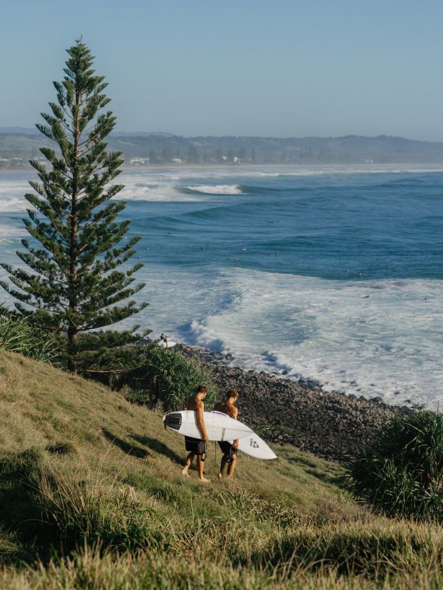 surfers in Ballina, NSW