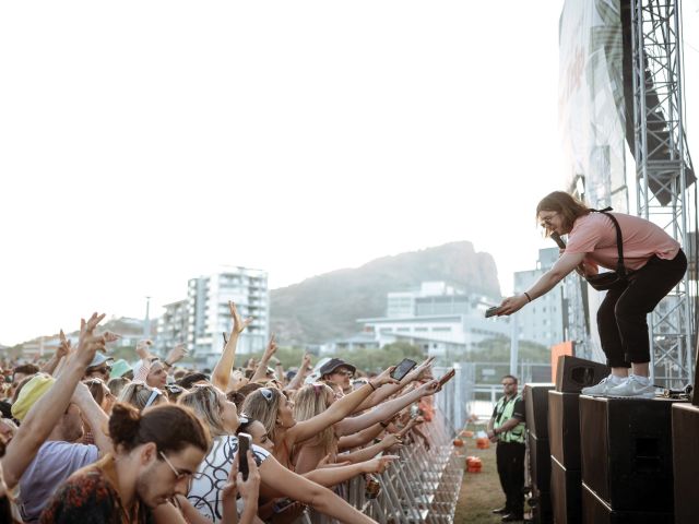 concert in front of castle hill townsville events